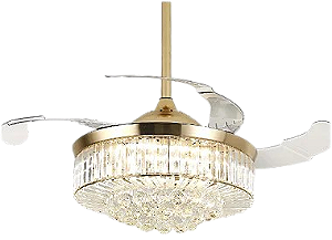 Air Cristal | Plafon e Ventilador Retrátil