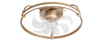 AIR GOLDEN | Plafon e Ventilador Orbital