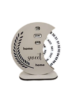 Calendário Perpétuo Modelo Redondo