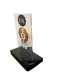 Troféu T Base Tipo Caixa