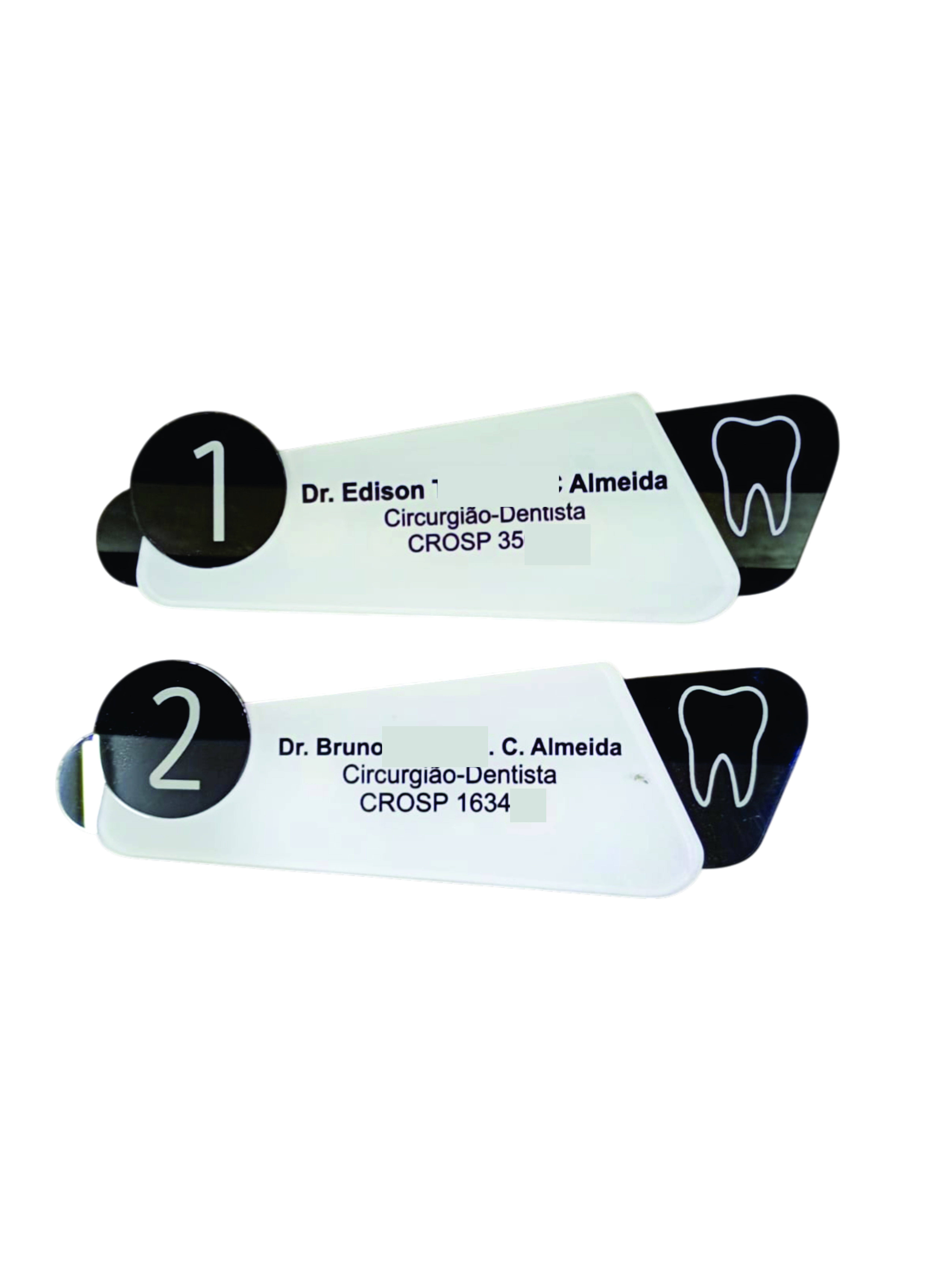 Placa de Porta Personalizada para Dentista