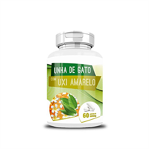 Unha De Gato Com Uxi Amarelo 60 Capsulas 500Mg E.P.A Naturais