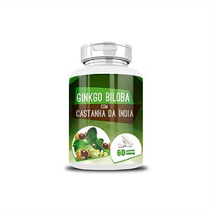Ginko Biloba C/ Castanha Da India 60 Capsulas 500Mg E.P.A Naturais