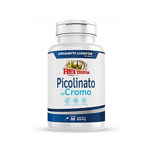 Picolinato De Cromo 60 Capsulas 500Mg Rei Terra