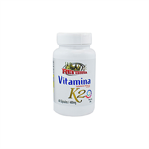 Vitamina K2 60 Capsulas 480Mg Rei Terra