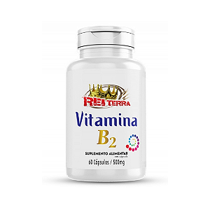Vitamina B2 60 Capsulas 500Mg Rei Terra