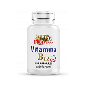 Vitamina B12 60 Capsulas 500Mg Rei Terra