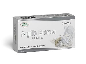 Sabonete Em Barra Argila Branca 90G Lianda Natural