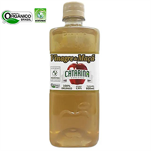 Vinagre De Maça Orgânico 600Ml Vinagre Catarina