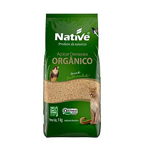 Açucar Demerara Cristal Dourado Orgânico 1K Native
