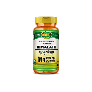 Magnesio Dimalato 260Mg 60 Capsulas Unilife