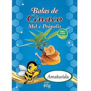 Bala De Guaco Mel E Propolis 40G Amatuvida