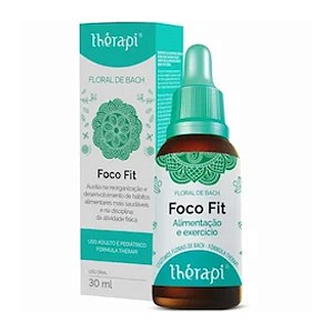 Floral De Bach Foco Fit 30ml Floral Therapi