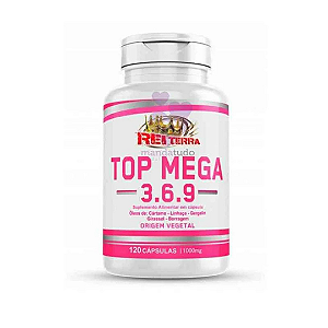 Top Mega 3.6.9 1000Mg 120 Capsulas Rei Terra