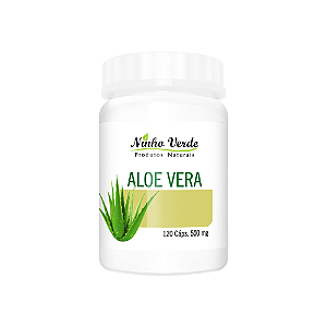 Aloe Vera 120 Capsulas 500Mg Ninho Verde