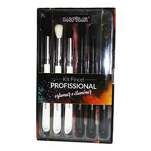 Kit de Pincéis Profissional Esfumar e Iluminar WB500 - Macrilan