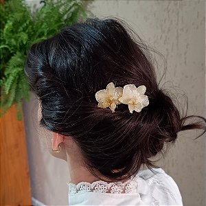 Arranjo Clara - Orquídea Natural Preservada em Resina