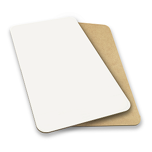 Cake Board MDF 3mm Retangular 35x45cm Com 10 Unidades