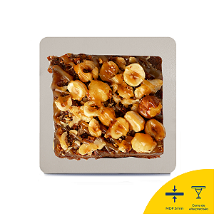 Cake Board MDF 3mm Quadrado 30x30cm Com 10 Unidades
