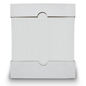 Caixa Bolo 3 Partes Branca 25x25x35cm - 10 Unidades