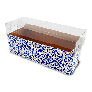 Forma Caseirinho 900g Algarve - 23x10x10cm Com Tampa - 10 Unidades