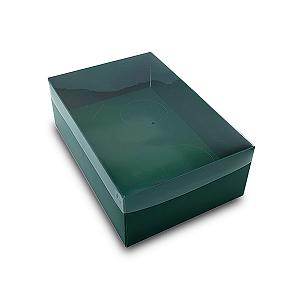 Caixa Mini Espumante + 2 Panetones de 100g - Verde - 10 Unidades