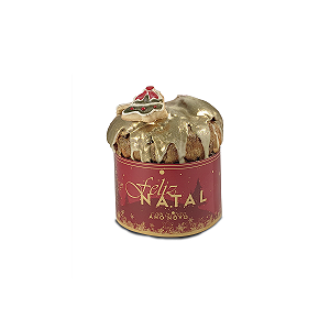 Cinta para Panetone de 100g - Feliz Natal - 10 Unidades