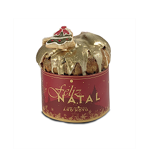 Cinta para Panetone de 250g - Feliz Natal - 10 Unidades