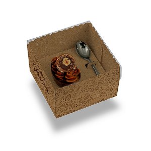 Caixa Ovo Camila Ayana Multiberço De 50G/100G Kraft Coelhos com 10 unidades