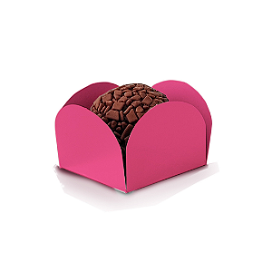 Forminha Pétala N5 Pink Barbie - 3x3 - Com 50 Unidades