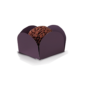 Forminha Pétala N5 Roxo Pensilvania - 3x3 - Com 50 Unidades