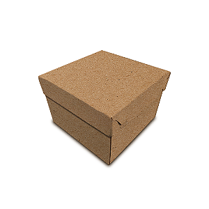 Caixa Colmeia 100 doces Kraft/Kraft - 23x23x16cm  com 1 unidade