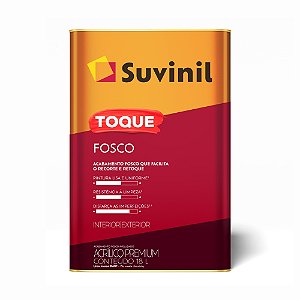Tinta Acrílica Toque Fosco Premium Interno e Externo 18L Suvinil