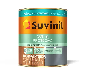 Esmalte Suvinil Cor & Proteção Fosco Base Água 900ml