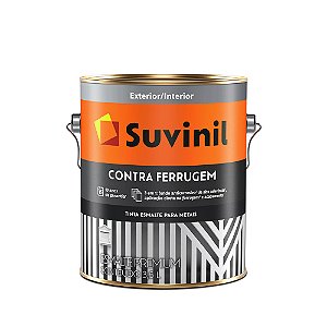 Esmalte Suvinil Cor & Proteção Contra Ferrugem Brilhante 3,6L