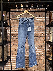 Calça Feminina Bordada Flare - RC