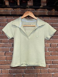 Polo Feminina - Teen Verde Jade
