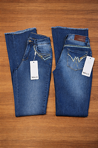 Calça Bordada Flare - Minuty