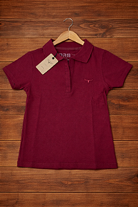 Polo Feminina - Teen Vinho