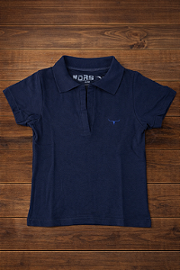 Polo Feminina - Teen Azul