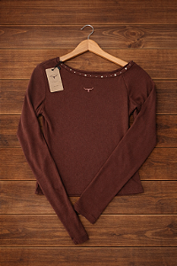 Blusa amarillo ML - Chocolate