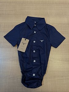 Body infantil - Moiadeiros Azul marinho