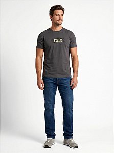 Camiseta Masculina TKF - Cinza Chumbo