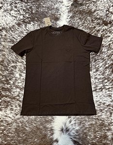 Camiseta Básica Masculina - Chocolate