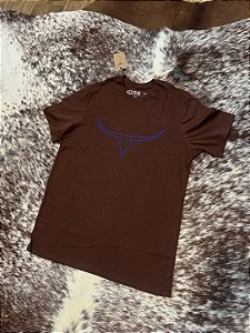Camiseta Masc. Marrom - Moiadeiros