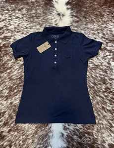 Polo Feminina - Azul Marinho