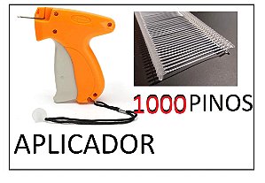 Kit Aplicador de Etiquetas / Tag + 1000 Pino Plástico p Roupas
