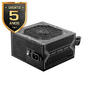 Fonte MSI MAG A650BN, 650W, 80 Plus Bronze, PFC Ativo, Com Cabo