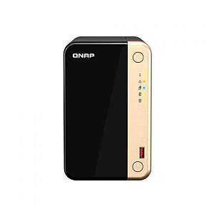 Storage Nas Qnap 2 Baias Intel Celeron N5095 4 Core, 2.9ghz, 8gb, 2x 2.5 Gbe Torre  - Ts-264-8g-Br