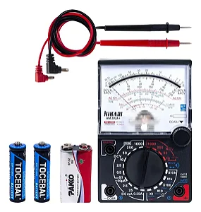 Multímetro Analógico Hikari Hm-202a+ Com Alarme Sonoro